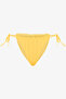Yellow Super Frill Tie-Up Low Waist Bikini Bottom - 6