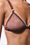 Light Brown Emery Triangle Bikini Top - 3