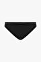 Black Low Waist Cheeky Bikini Bottom - 5