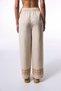 Beige Boho Linen Trousers - 2