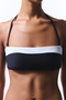 Black Nova Strapless Bikini Top