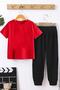 Kids Butterfly Bottom - Top Tracksuit Set - 2
