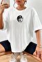 Unisex Yin & Yang Printed T-shirt - 2