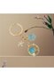 Shell and Starfish Enameled Keychain with Tassel,Zinc Alloy and Stainless Steel Keyring for Bags and Purses - 3