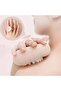 2-Piece Bath Shower Sponge and Silicone Body Brush Set,Exfoliating Scrubber for Deep Cleaning and Massage,Pink and Cyan - 6