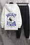 Unisex Positivity Printed Tracksuit Set
