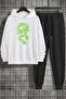 Unisex Chinese Dragon Printed Tracksuit Set
