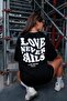 Unisex Love Never Fails Printed T-shirt