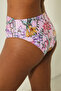 Filipa Floral Patterned Twist Bikini Bottom - 2