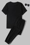 Unisex Printed 2-Piece Tracksuit Set - 2