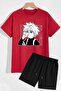 Comfortable Design Anime Shorts T-Shirt Tracksuit Set