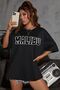 Unisex Malibu Printed Design T-shirt