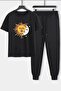 Unisex Larks' Tongues In Aspic Printed 2-Piece Tracksuit Set