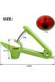 Heavy-Duty Stainless Steel Cherry and Olive Pitter Tool,Manual Fruit Pit Remover for Jam and Baking,Green - 3