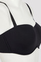 Rose Form Enhancing Black Underwire Bra - 6