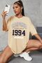 Unisex California Printed Oversize T-shirt