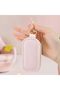 Velvet Mini Travel Jewelry Case,2-in-1 Ring Holder Keychain Organizer,Portable Clutch for Earrings and Necklaces,Pink - 6