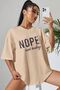 Unisex Not Today Printed T-shirt