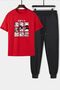 Unisex Ken Kaneki Printed 2-Piece Tracksuit Set