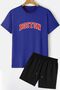 Comfortable Design Boston Shorts T-Shirt Tracksuit Set