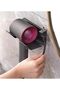 2-Pack Universal Adhesive Wall Mounted Hair Dryer Holder,Bathroom Organizer Rack with Plug and Wire Hook - 3