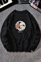 Kanagawa Oki Nami Ura Printed Crew Neck Sweatshirt