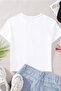 Children's Teddy Bear Printed Cotton T-shirt - 2