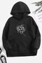 Unisex Woman One Line Printed Crew Neck Sweatshirt - 2