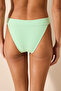 Sage Super Textured Light Green Bikini Bottom - 2