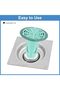 Shower Floor Drain Backflow Preventer,2 Pcs Anti-Odor Sewer Core Insert,PVC Drain Plug Hair Catcher for Kitchen and Bathroom - 5