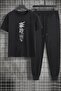 Unisex Jujutsu Kaisen Printed 2-Piece Tracksuit Set
