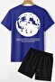 Universe Themed Shorts T-shirt Tracksuit Set - 2