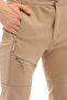 Men's Tactical Outdoor Waterproof Dark Beige Softshell Trousers with Fleece Inside - 4