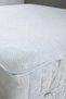 Liquid-Proof 4-Corner Elastic Honeycomb Patterned Mattress Mattress Pad Set |   4 Corner Elastic Mattress Pads and 2-Piece Pillow Protector White |   Single - Double - 2