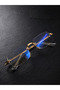 Asaf Ice Metal Crystal Glass Sunglasses New Season Uv400 58 Ekartman |   Case and Cleaning Cloth Gift Set - 4
