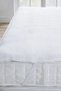 Liquid-Proof 4-Corner Elastic Honeycomb Patterned Mattress Mattress Pad Set |   4 Corner Elastic Mattress Pads and 2-Piece Pillow Protector White |   Single - Double - 5