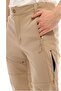 Men's Tactical Outdoor Waterproof Dark Beige Softshell Trousers with Fleece Inside - 3