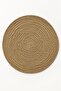 Wicker Supla, American Style, Wicker Jute Braided Supla, Round, Plate Mat 33X33 cm - 7