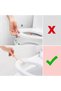 3 Pieces Practical Mushroom Design Hygienic Toilet Seat Lifter Apparatus Hygienic Toilet Seat Holder - 4