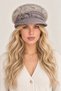 Women's Plush Soft Textured Cap - Angora with Fleece Inside - 6