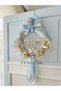 Blue Ribbon Baby Door Decoration Material Basket Ornament - 3