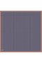 Purple Monogram Pattern 100% Twill Silk Scarf 4418-37 - 3