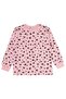 Girl's Leopard Pajama Set |   Single Jersey Long Sleeve Crew Neck |   School Nursery and Daily Use - Pink - 4