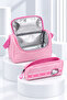 Set of 3 Primary School Bags Character Patterned Set Foil Lunchbox Girl's First School Backpack - 6