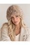 Mink Fur Bandana Plush Hair Band Winter Women's Furry - with Elastic Back - 3