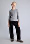 Stitching Detailed Barrel Fit Diver Fabric Sweatpants for Girls I3421A826Wn