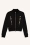 Regular Fit Half-Zip Napoleon Cardigan I4225Ax26Au - 5