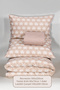 Riva Duvet Cover Set Single Fitted Sheet (160X220 cm) Beige - 7