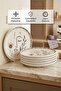 Aura 6-Piece Porcelain Cake Plate - 5