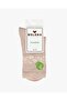 Women's Premium Seamless Bamboo Socks Floral Mink - 2